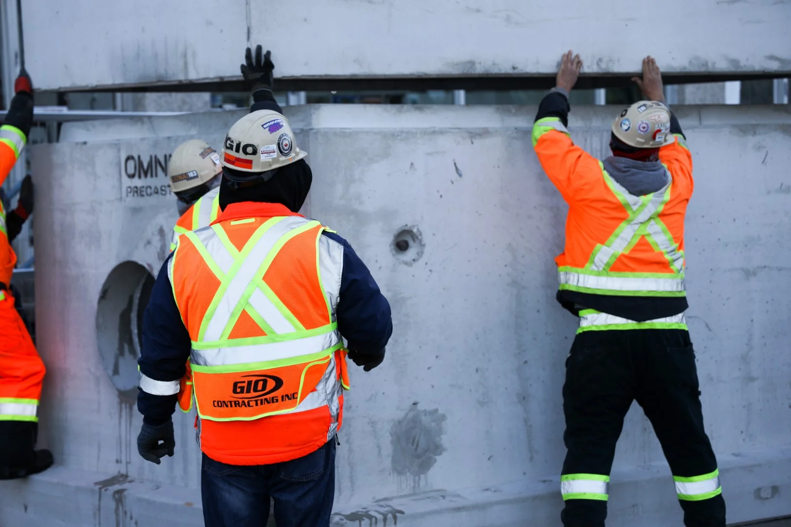 Construction company owner reviewing their digital marketing strategy